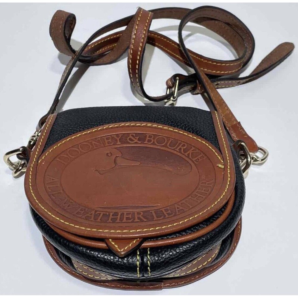 Vintage Dooney & Bourke Big Duck Crossbody Leather Satchel NWOT